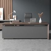 Innova Studio Gareth Executive Desk with Return