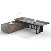 Innova Studio Mace Executive Desk with Return
