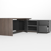 Innova Studio Gareth Executive Desk with Return