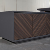 Innova Studio Mace Executive Desk with Return