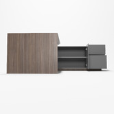 Innova Studio Gareth Executive Desk with Return