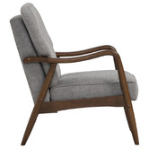 Innova Studio Darell Malaysian Oak Wood Armchair