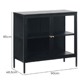 Innova Studio Dexter 2 Shelf Display Cabinet