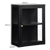 Innova Studio Dexter 2 Shelf 1 Door Display Cabinet