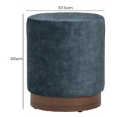 Innova Studio Sapphire Wesley Ottoman