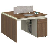 Innova Studio Drew 2 Person Wooden Workstation