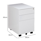 Innova Studio Marx 3 Drawer Mobile Pedestal