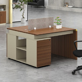 Innova Studio Drew 2 Person Wooden Workstation