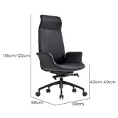 Innova Studio Cedric Faux Leather Executive Chair