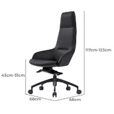 Innova Studio Owen Faux Leather Executive Chair