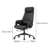 Innova Studio Eunice Faux Leather Executive Chair