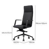 Innova Studio Alyzza Faux Leather Executive Chair
