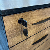 Innova Studio Michael Executive Desk with Return