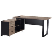 Innova Studio Michael Executive Desk with Return