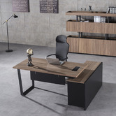 Innova Studio Michael Executive Desk with Return