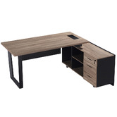 Innova Studio Michael Executive Desk with Return