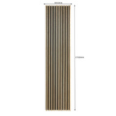 Innova Studio Naturaflex 2700 x 600mm Oak Flexible Acoustic Battened Wall Panels