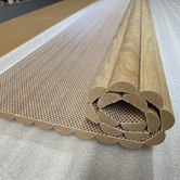 Innova Studio Naturaflex 2700 x 595mm Oak Flexible Double Half-Round Wall Panels