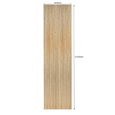 Innova Studio Naturaflex 2700 x 595mm Oak Flexible Triangle Wall Panels