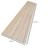 Innova Studio Naturaflex 2700 x 600mm Oak &amp; Grey Flexible Acoustic Wall Panels