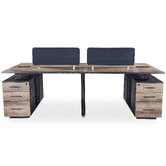Innova Studio Fairfax 4 Person Workstation