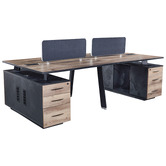 Innova Studio Fairfax 4 Person Workstation