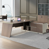 Innova Studio Drew Executive Desk with Reversible Return