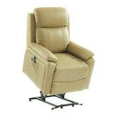 Lennox Home Living Terrence Leather Electric Lift Recliner Chair