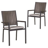 Lennox Home Living Belfort Aluminium Outdoor Dining Chairs
