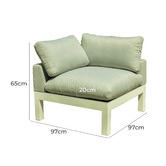 Lennox Home Living 4 Seater Trey Outdoor Lounge Set