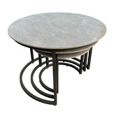 Lennox Home Living 3 Piece Blanca Nesting Side Table Set