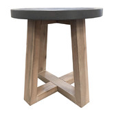 Lennox Home Living Luna Acacia Wood Side Table
