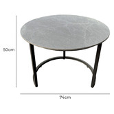 Lennox Home Living 3 Piece Blanca Nesting Side Table Set