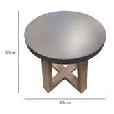 Lennox Home Living Luna Acacia Wood Side Table