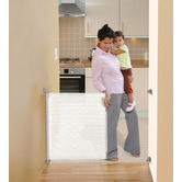 Dreambaby White Retractable Baby Gate