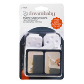 Dreambaby 2 Piece Furniture Safety Wall Strap Set