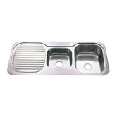 Vanity Fair Lanco 1080mm 1 &amp; &frac34; Stainless Steel Kitchen Sink with Left Drainer