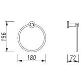 Vanity Fair Crest Towel Ring