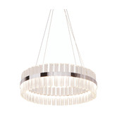 Lighting Avenue Ellisse Crystal &amp; Aluminium Pendant Light