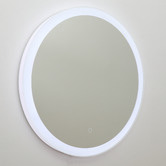 Lighting Avenue Round Bathroom Wall Mirror with Tri-Coloured LED