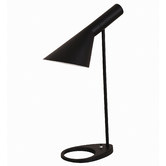 Lighting Avenue Black Elicia Metal Table Lamp