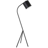 Lighting Avenue Black Reilly Metal Floor Lamp