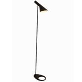 Lighting Avenue Black Elicia Metal Floor Lamp