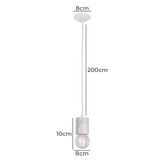 Lighting Avenue White Carrara Pendant Light