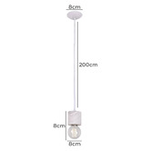 Lighting Avenue White Carrara Pendant Light