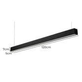 Lighting Avenue Glamma Aluminium Linear Pendant Light