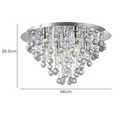 Lighting Avenue Estelle 46cm Flush Mount Ceiling Light