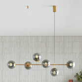 Lighting Avenue Ivy Iron &amp; Glass 6 Light Pendant