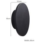Lighting Avenue Alaric Black Aluminium Wall Light