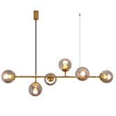 Lighting Avenue Ivy Iron &amp; Glass 6 Light Pendant